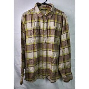 Alpine Design Men's Flannel Shirt Size Small Soft Cotton Plaid Long Sle…